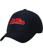 Men's Navy Ole Miss Rebels Staple Adjustable Hat