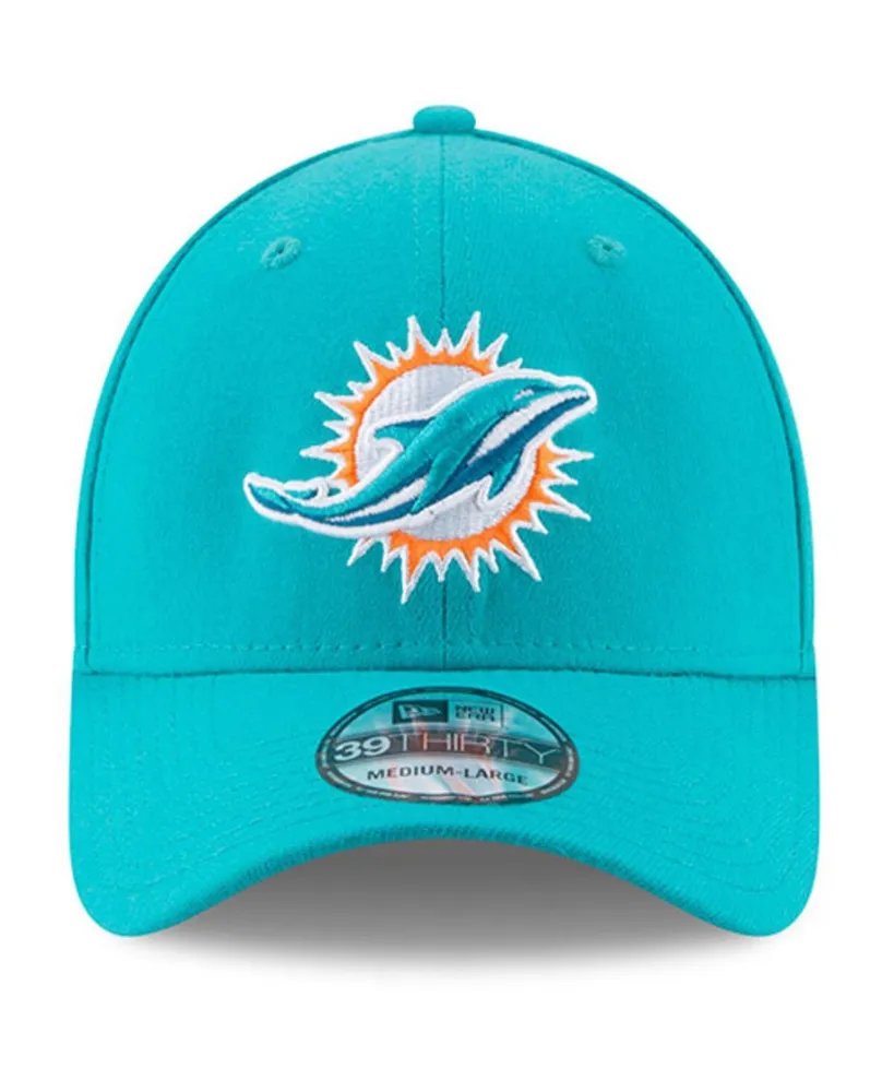 Men's Aqua Miami Dolphins 39THIRTY Flex Team Classic Hat