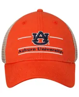 Men's Orange Auburn Tigers Logo Bar Trucker Adjustable Hat