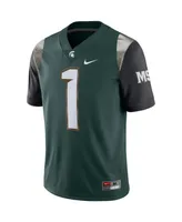 Men's 1 Green Michigan State Spartans Alternate Limited Jersey