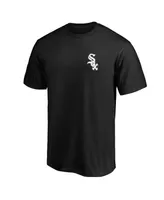 Men's Black Chicago White Sox Number One Dad Team T-shirt