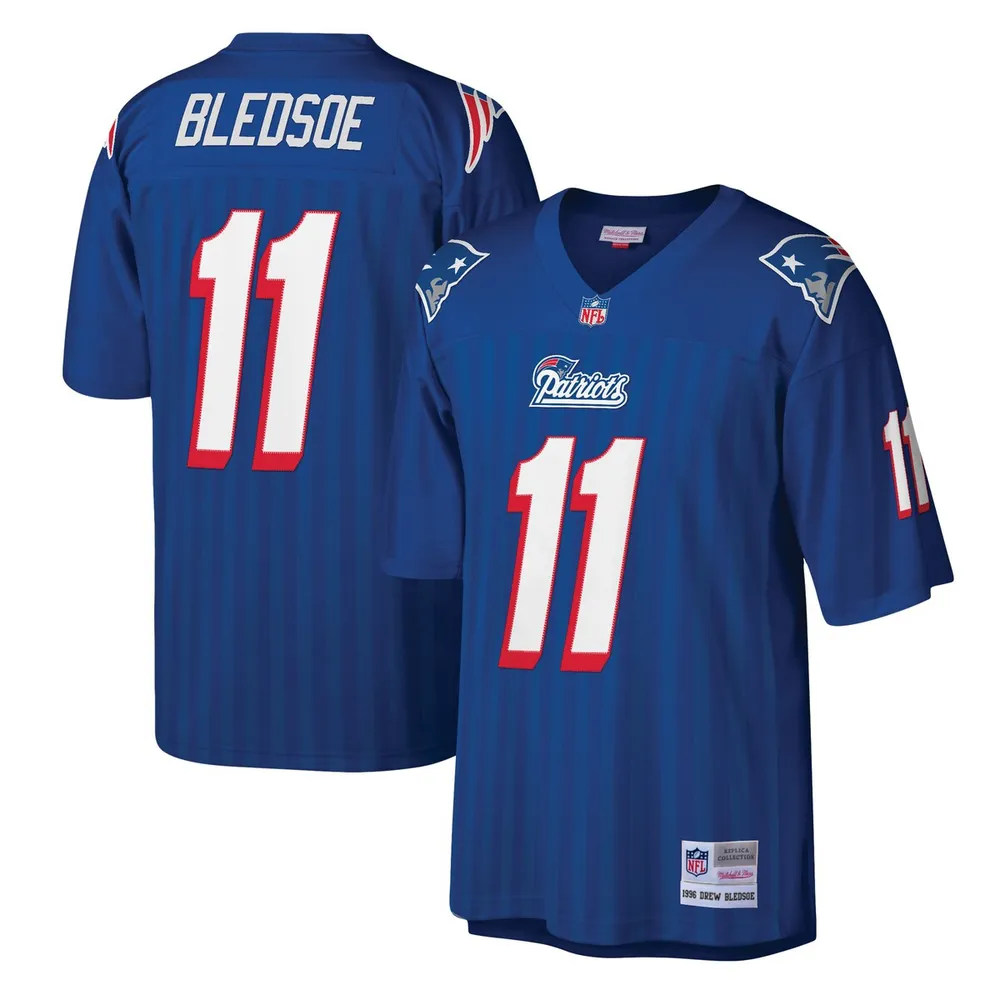 Mitchell & Ness Men's Drew Bledsoe Royal New England Patriots Legacy Replica Jersey