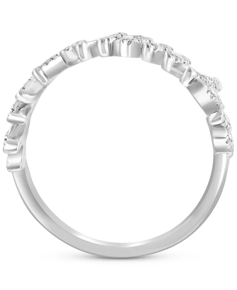 Effy Diamond Zodiac Aquarius Ring (1/6 ct. t.w.) Sterling Silver