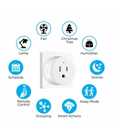 Smart Plug - Wi-Fi Remote App Control for Lights Appliances, Set of 2