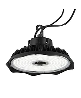 200-Watt Integrated Led Motion Sensor High Bay Indoor and Outdoor Ufo Light with 26000 Lumens 5000K