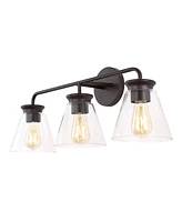 Kondo 3-Light Modern Farmhouse Iron Led Vanity