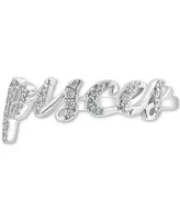 Effy Diamond Zodiac Pisces Ring (1/10 ct. t.w.) Sterling Silver