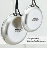 KitchenAid 5-Ply Clad Stainless Steel 2 Piece Induction Frying Pan Set