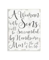 Stupell Industries Handsome Sons Home Family Inspirational Word Textured Design Wall Plaque Art Collection By Daphne Polselli
