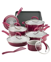 Rachael Ray Create Delicious Aluminum Nonstick Cookware Set, 13 Piece