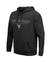 Men's Black West Virginia Mountaineers Blackout 3.0 Pullover Hoodie