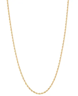 Rope Link 18" Chain Necklace in 10k Gold