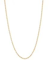 Rope Link 18" Chain Necklace in 10k Gold