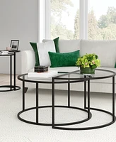 Luna Nested Coffee Table, Set of 2