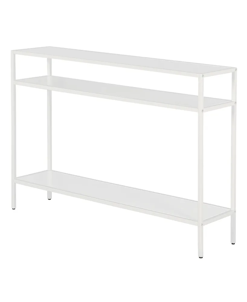 Ricardo Console Table with Shelves, 42" x 10"