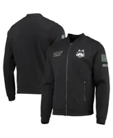 Men's Black Loyola Chicago Ramblers Oht Military-Inspired Appreciation High-Speed Bomber Full-Zip Jacket