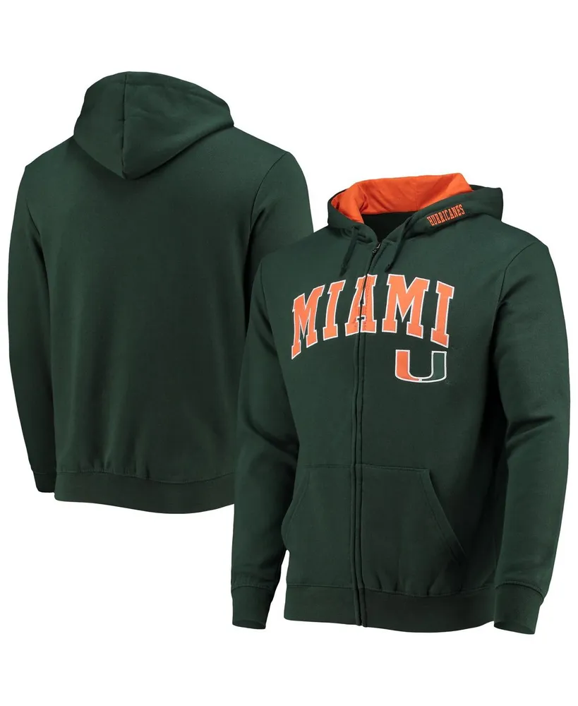 Men's Miami Hurricanes Arch Logo 3.0 Full-Zip Hoodie