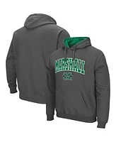 Colosseum Men's Marshall Thundering Herd Arch and Logo Pullover Hoodie