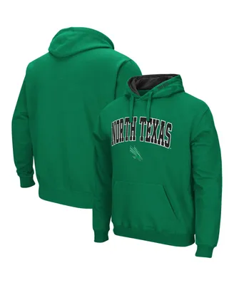 Men's Kelly Green North Texas Mean Arch and Logo Pullover Hoodie