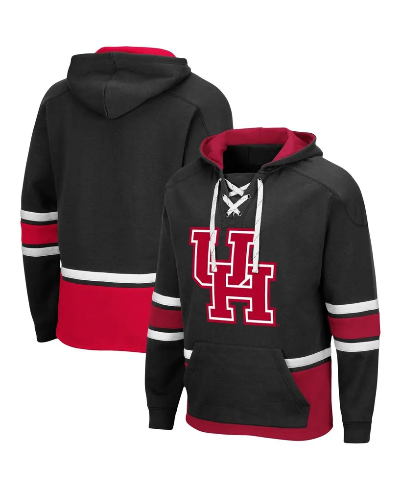 Men's Black Houston Cougars Lace Up 3.0 Pullover Hoodie