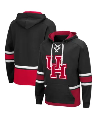 Men's Black Houston Cougars Lace Up 3.0 Pullover Hoodie