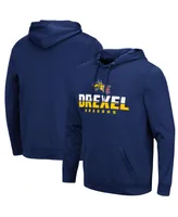 Men's Navy Drexel Dragons Lantern Pullover Hoodie