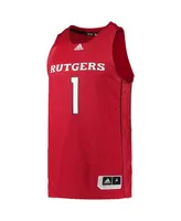 Adidas Men's 1 Rutgers Knights Team Swingman Basketball Jersey