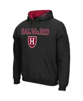 Men's Harvard Crimson Arch and Logo Pullover Hoodie