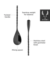 Viski Gunmetal Weighted Stainless Steel Barspoon