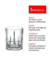 Spiegelau Perfect Serve Double Old Fashioned Glass Set, Set of 4, 13 Oz