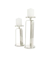 CosmoLiving by Cosmopolitan Modern Candle Holder, Set of 2