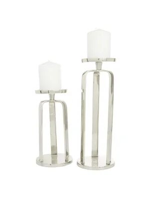 CosmoLiving by Cosmopolitan Modern Candle Holder, Set of 2