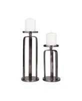 CosmoLiving by Cosmopolitan Modern Candle Holder, Set of 2