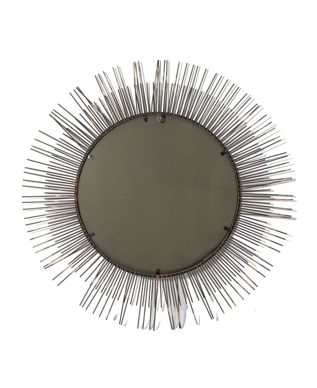 Modern Metal Wall Mirror, 36" x 36" - Gold