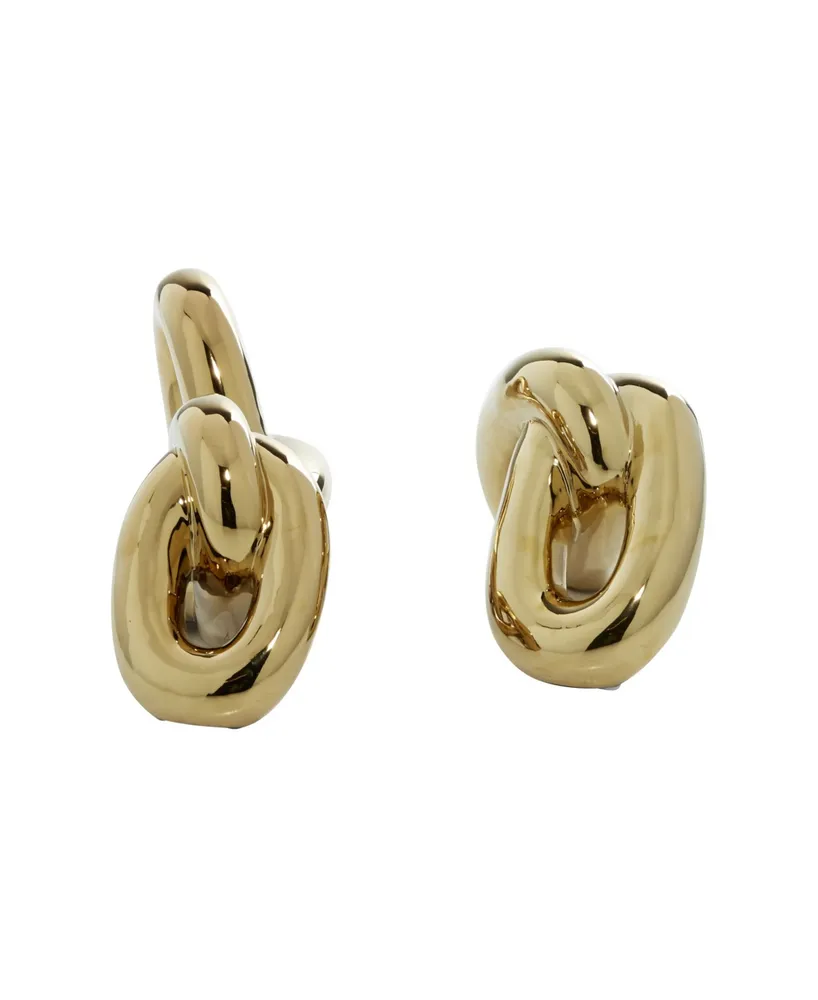 Glam Sculpture, Set of 2 - Gold