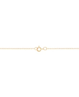 Tricolor Love Knot 18" Pendant Necklace in 10k Yellow, White & Rose Gold