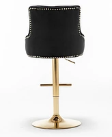 Brightcast Tufted Bar Stools