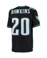 Men's Brian Dawkins Black Philadelphia Eagles Big and Tall 2004 Retired Player Replica Jersey