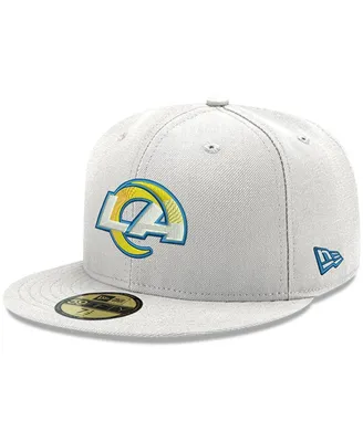 Men's White Los Angeles Rams Omaha 59FIFTY Fitted Hat