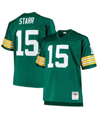 Men's Bart Starr Green Bay Packers Big and Tall 1968 Retired Player Replica Jersey