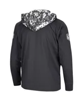 Men's Charcoal Texas A&M Aggies Oht Military-Inspired Appreciation Digi Camo Quarter-Zip Hoodie