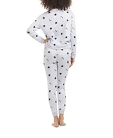 Tommy Hilfiger Women's Hacci Printed Pajama Set