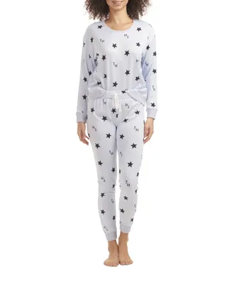 Tommy Hilfiger Women's Hacci Printed Pajama Set
