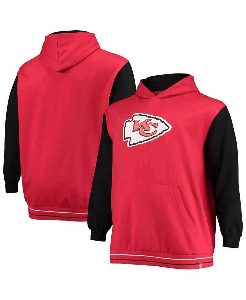 Lids Kansas City Chiefs Big & Tall Muscle Sleeveless Pullover Hoodie - Red