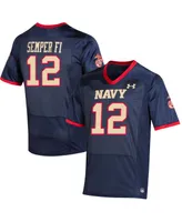 Men's Number 12 Navy Midshipmen Usmc Premier Special Game Replica Jersey