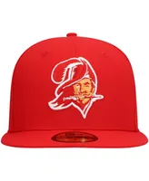 Men's Red Tampa Bay Buccaneers Omaha Throwback 59FIFTY Fitted Hat