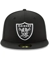 Men's Black Las Vegas Raiders Omaha 59FIFTY Fitted Hat