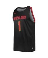 Under Armour Men's Number 1 Maryland Terrapins College Replica Basketball Jersey