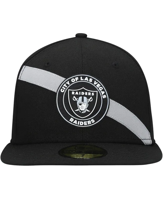 Las Vegas Raiders New Era Color Dim 59FIFTY Fitted Hat - Graphite