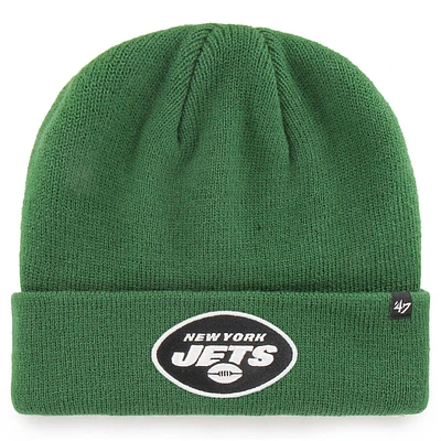 '47 Men's Green New York Jets Primary Basic Cuffed Knit Hat